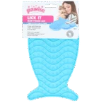 Mata do lizania dla kota w kształcie ryby, z 2 przyssawkami, 23 x 13 cm – Pawise Lick It