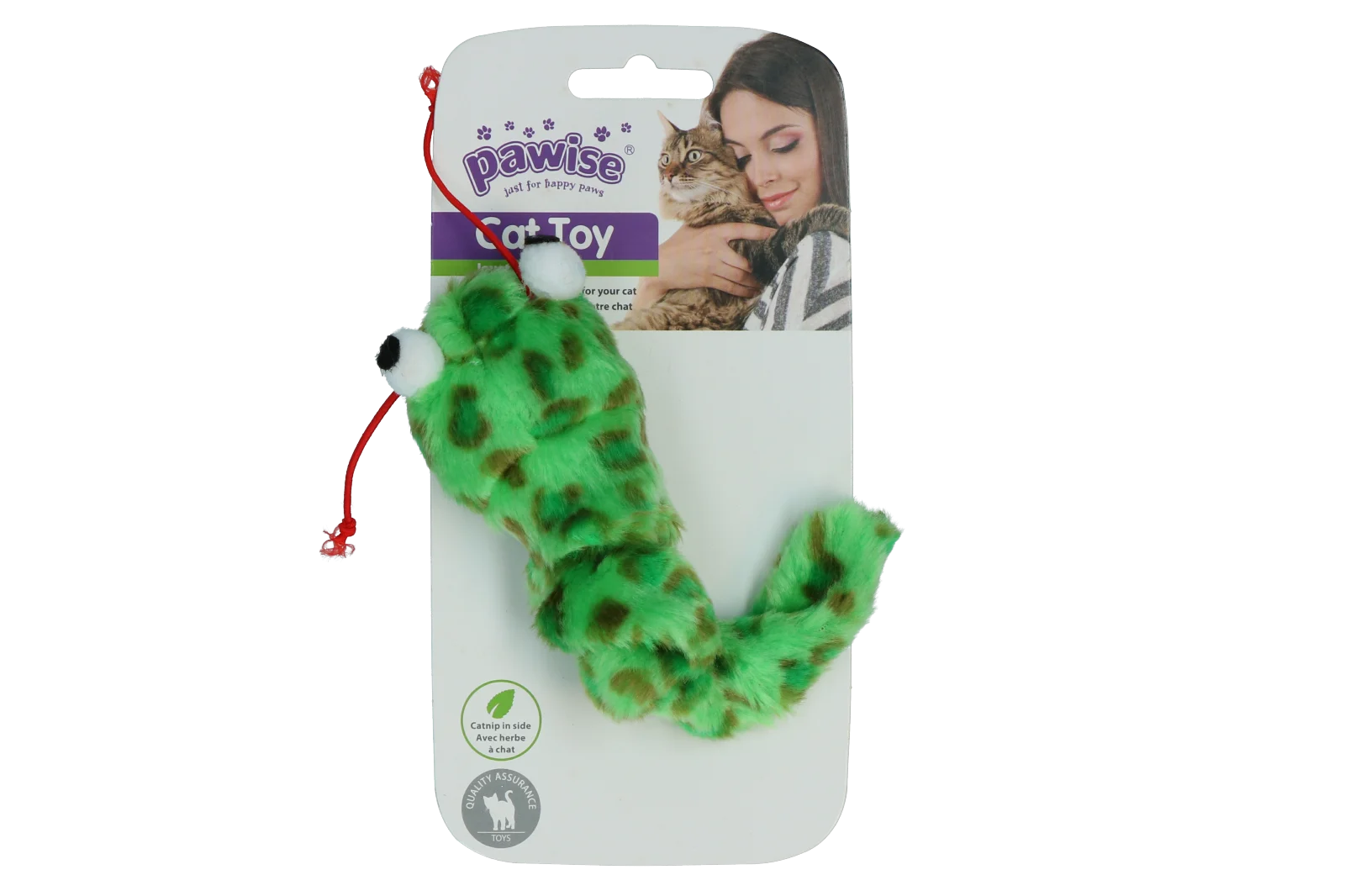 Interaktywna zabawka dla kota z wysuwanym, wibrującym ogonem i kocimiętką, 16 cm – Pawise Interactive Cat Toy - obrazek 2