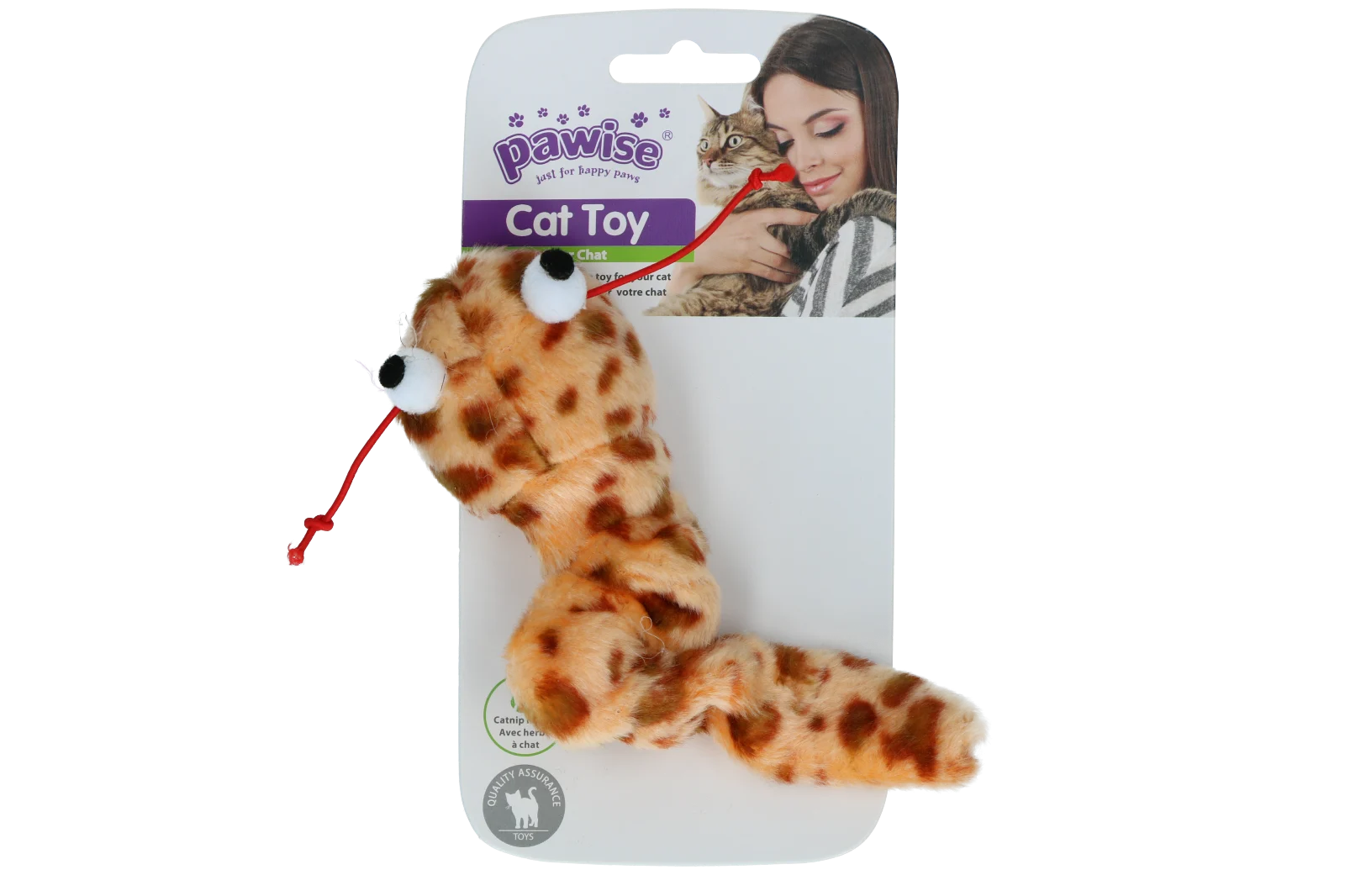 Interaktywna zabawka dla kota z wysuwanym, wibrującym ogonem i kocimiętką, 16 cm – Pawise Interactive Cat Toy - obrazek 4