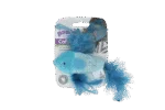 Zabawka dla kota w kształcie rybki z kocimiętką i piórkami – Pawise 100% Catnip Toy Vis - obrazek 3