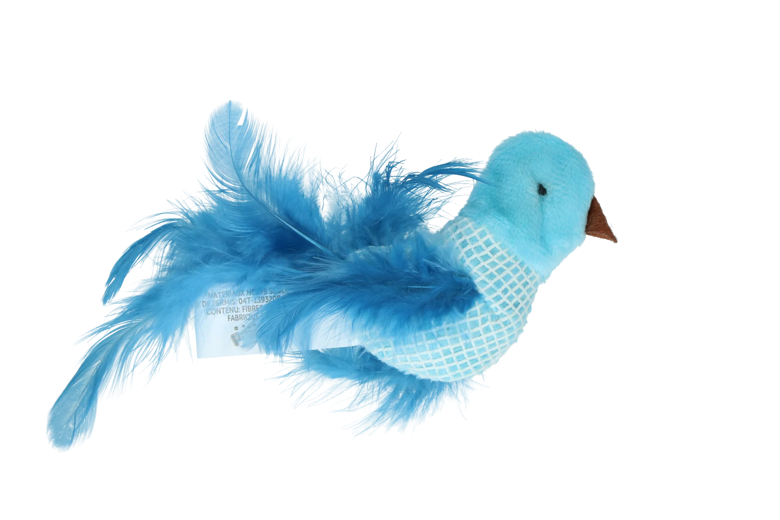 Zabawka dla kota w kształcie ptaszka z kocimiętką i piórkami – Pawise 100% Catnip Toy Vogel - obrazek 5