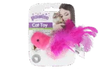 Zabawka dla kota w kształcie ptaszka z kocimiętką i piórkami – Pawise 100% Catnip Toy Vogel - obrazek 2
