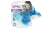 Zabawka dla kota w kształcie ptaszka z kocimiętką i piórkami – Pawise 100% Catnip Toy Vogel - obrazek 3