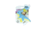 Pluszak dla kota z kocimiętką i piórkami, 12 x 12 cm – Pawise meow meow life Dinosaurus - obrazek 4