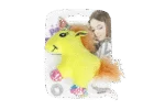 Przytulanka dla kota z kocimiętką i piórkami, 12 x 8 cm – Pawise meow meow life Unicorn - obrazek 2