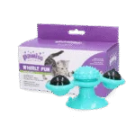 Obrotowa zabawka dla kota z przyssawką i dzwoneczkiem – Pawise Twirly Whirly Cat Toy
