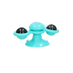 Obrotowa zabawka dla kota z przyssawką i dzwoneczkiem – Pawise Twirly Whirly Cat Toy - obrazek 2
