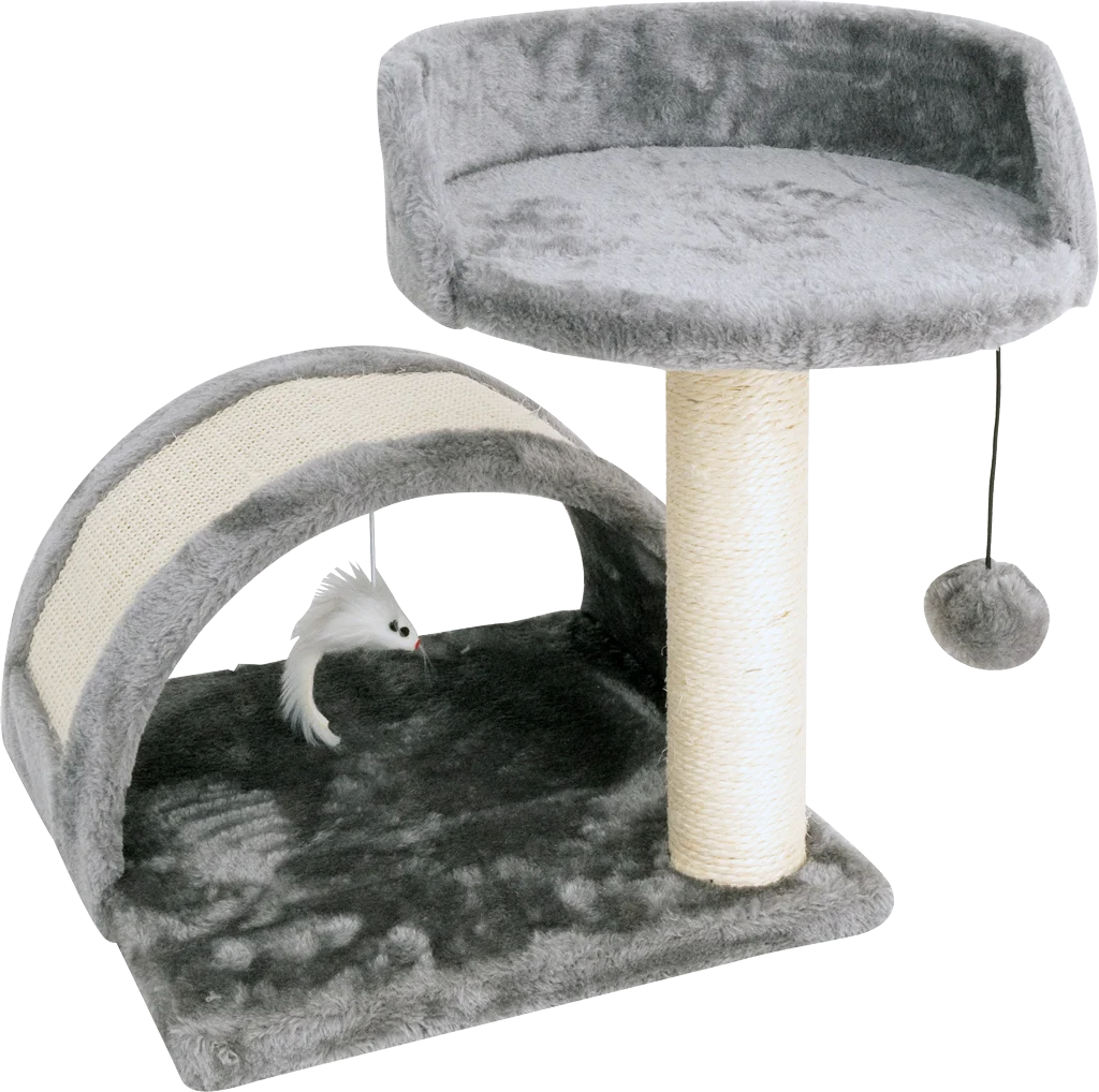 Drapak w kształcie grzybka z zabawką, ø 30 x 40 cm – Pawise Mushroom Scratching Post - obrazek 1