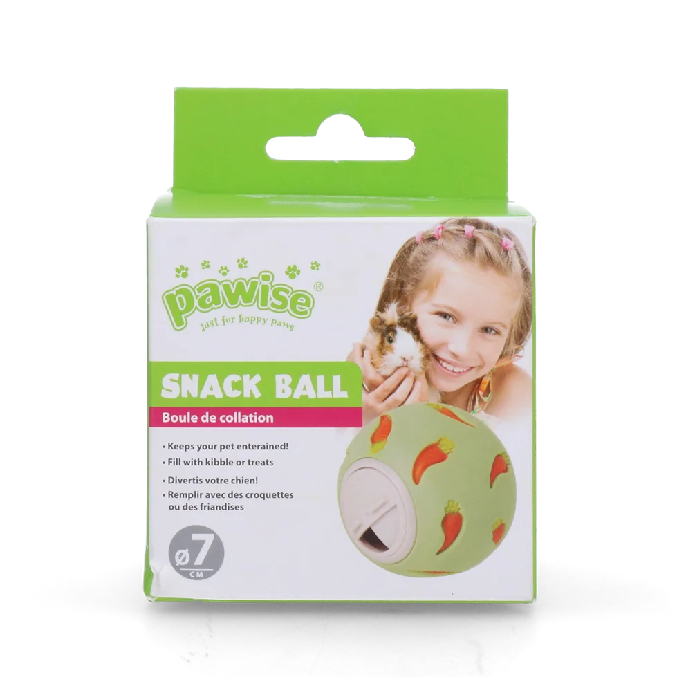 PAWI39054.png Piłka na przekąski dla małych zwierząt, ø 7 cm – Pawise Snack Ball - obrazek 1
