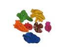 Drewniana zabawka do gryzienia, 18 sztuk – Pawise Play Time Small Pet Fruit & Veggie mix - obrazek 3