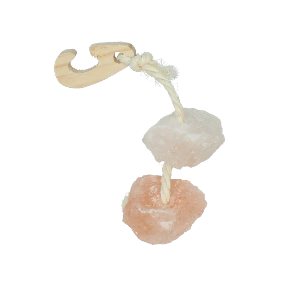 Lizawka solna z soli himalajskiej ze sznurkiem – Pawise Himalayan Salt On A Rope