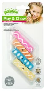Przysmaki dla gryzoni dla królików i świnek morskich, 6 cm – Pawise Play & Chew Mineral Candy