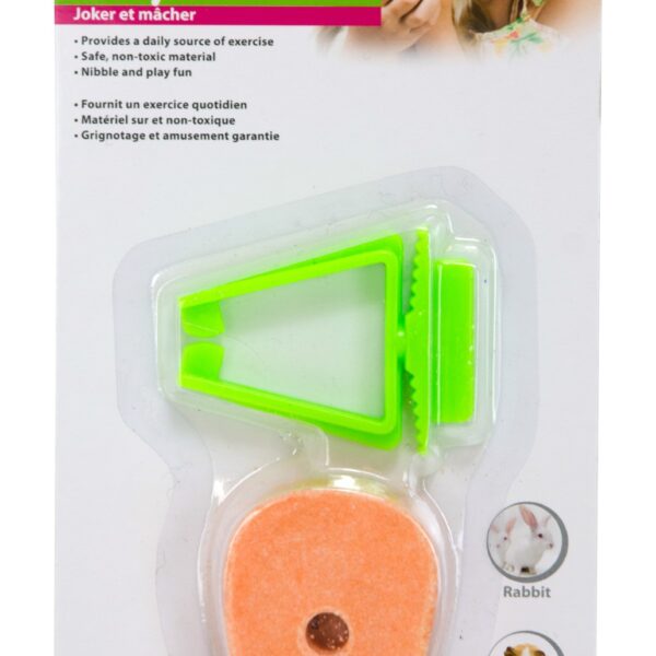 Marchewka do gryzienia dla królików i świnek morskich, grubość 1 cm – Pawise Play & Chew Salt Carrot