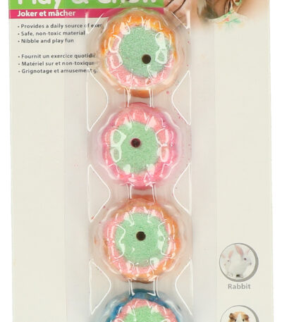 Przysmak do gryzienia dla królików i świnek morskich, 3 × 1 cm – Pawise Play & Chew Pie