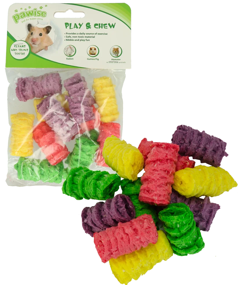 Gryzak dla królików i świnek morskich, 4 x 2,5 cm – Pawise Play & Chew Pops S - obrazek 2