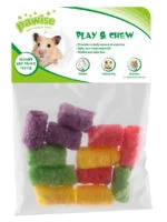 Gryzak dla królików i świnek morskich, 4 x 2,5 cm – Pawise Play & Chew Pops S