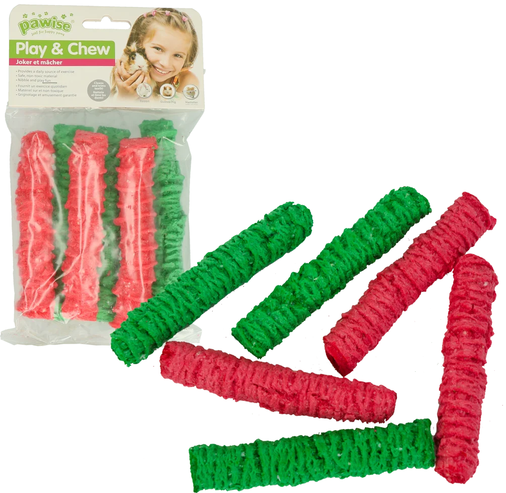 Lizak do gryzienia dla królików i świnek morskich, 12 x 2,5 cm – Pawise Play & Chew Pops L - obrazek 2
