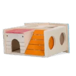 Domek dla gryzoni z 2 piętrami, 15 x 12 cm – Pawise 2 Story Play House - obrazek 5