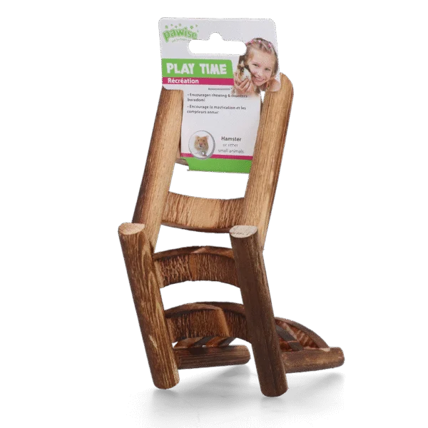 Drewniana drabinka dla chomika, 17 x 8 x 7 cm – Pawise WD Ladder Toy