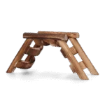 Drewniana drabinka dla chomika, 17 x 8 x 7 cm – Pawise WD Ladder Toy - obrazek 2