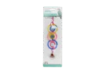 Łańcuszek z lusterkami dla ptaków z dzwoneczkiem, 24 cm – Pawise Spinner Mirror Chain - obrazek 2