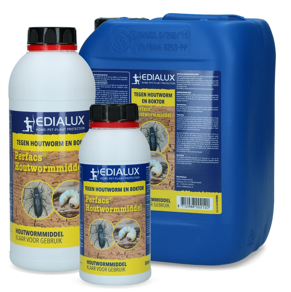 Środek na szkodniki drewna z permetryną 500 ml – Edialux Perfacs - obrazek 1