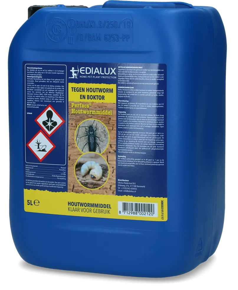 Preparat na szkodniki drewna z permetryną 5 l – Edialux Perfacs - obrazek 2
