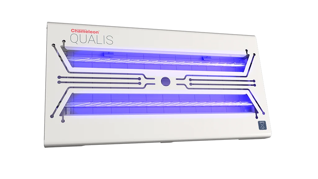 Lampa owadobójcza LED z płytką klejową do montażu na ścianie – PestWest Chameleon Qualis LED - obrazek 1