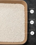 Zbrylający żwirek tofu do automatycznych kuwet, 3,5 kg – Petlux Cassave Tofu - obrazek 4