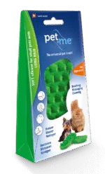 Szczotka silikonowa dla kotów długowłosych, zielona – Pet + Me Cat Hair Brush