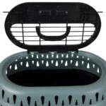 Transporter dla kotów z otwieraniem od góry, zielony, 48,3 x 31,8 x 27,4 cm – Petmate Top Load Cat Kennel - obrazek 2