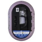 Transporter dla kota z otwieranym wiekiem, fioletowy, 48,3 x 31,8 x 27,4 cm – Petmate Top Load Cat Kennel - obrazek 5
