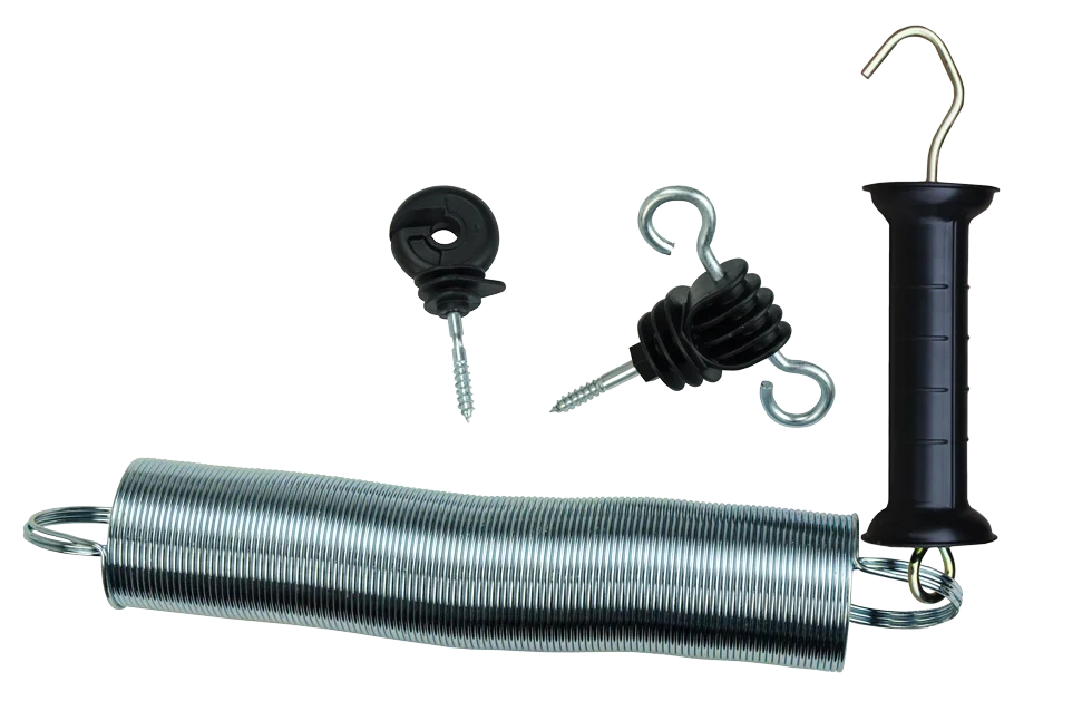 Uchwyt bramowy ze sprężyną o średnicy 5 cm i 2 zaczepami do uchwytu bramowego – ZoneGuard - obrazek 1