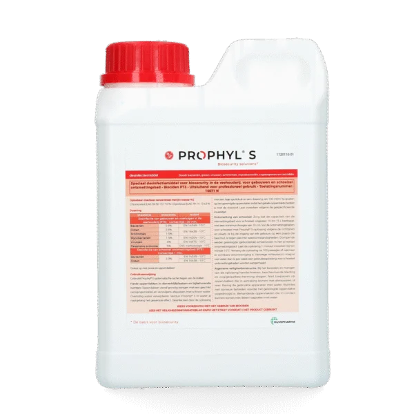 Środek dezynfekujący do pomieszczeń dla zwierząt 1 l – Huvepharma Prophyl S