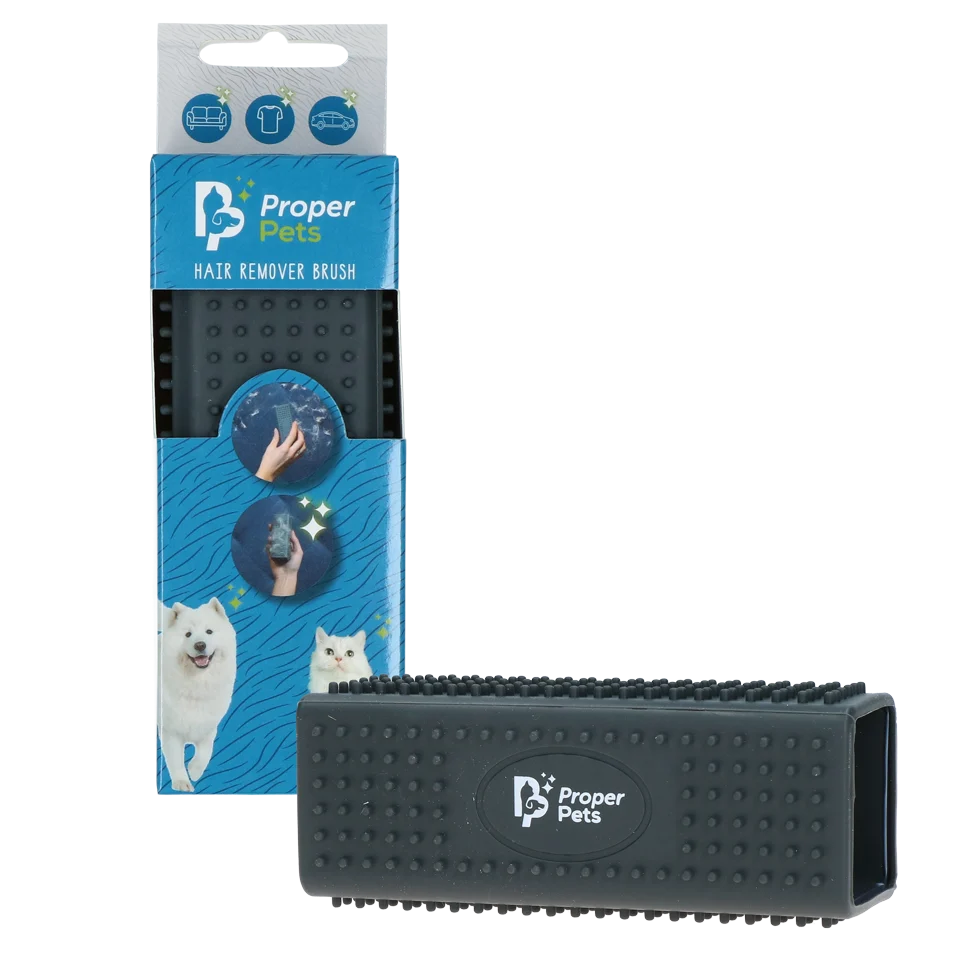 Szczotka do usuwania sierści z kanap i wykładzin, 4 x 12 x 4 cm – Proper Pets - obrazek 1