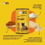 Psyllium w proszku dla kotów z mączką chleba świętojańskiego, 100 g – Excellent Pets Cat Psyllium+ - obrazek 5