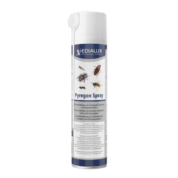 Spray na owady z lancą do owadów biegających i gniazd os, 400 ml – Edialux Pyregon Spray