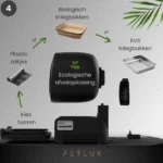 Automatyczna kuweta XXL z obsługą przez aplikację, czarna – Petlux V3 XXL - obrazek 6