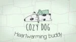 Pluszowy królik dla psa z funkcją bicia serca i podgrzewanym woreczkiem, różowy, 30 x 20 cm – Cozy Dog Bunny - obrazek 2