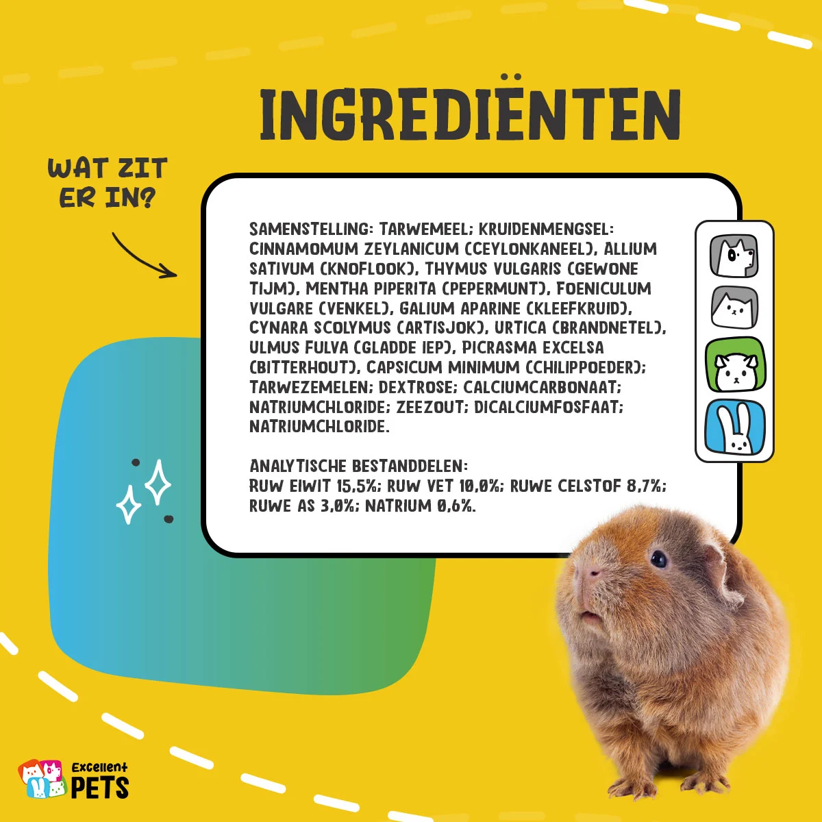 Uzupełniająca karma dla królików w formie granulek, 200 g – Excellent Pets Rabbit Parex - obrazek 5