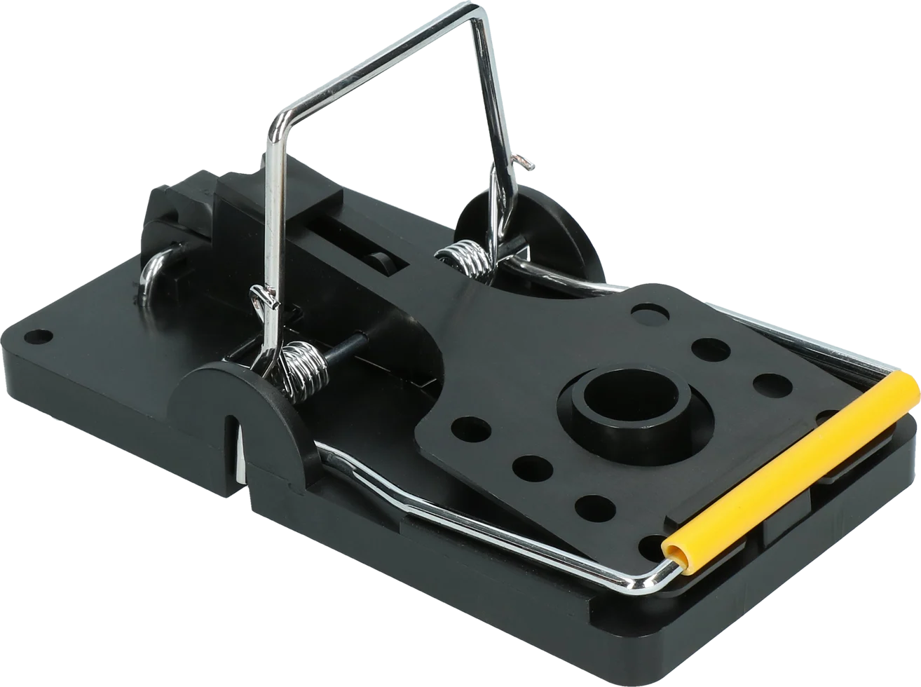 RATT005.png Pułapka na szczury z tworzywa sztucznego z precyzyjnym mechanizmem zatrzaskowym, 14 x 7,5 cm – Hofman Pest Control Snap-A-Rat - obrazek 1