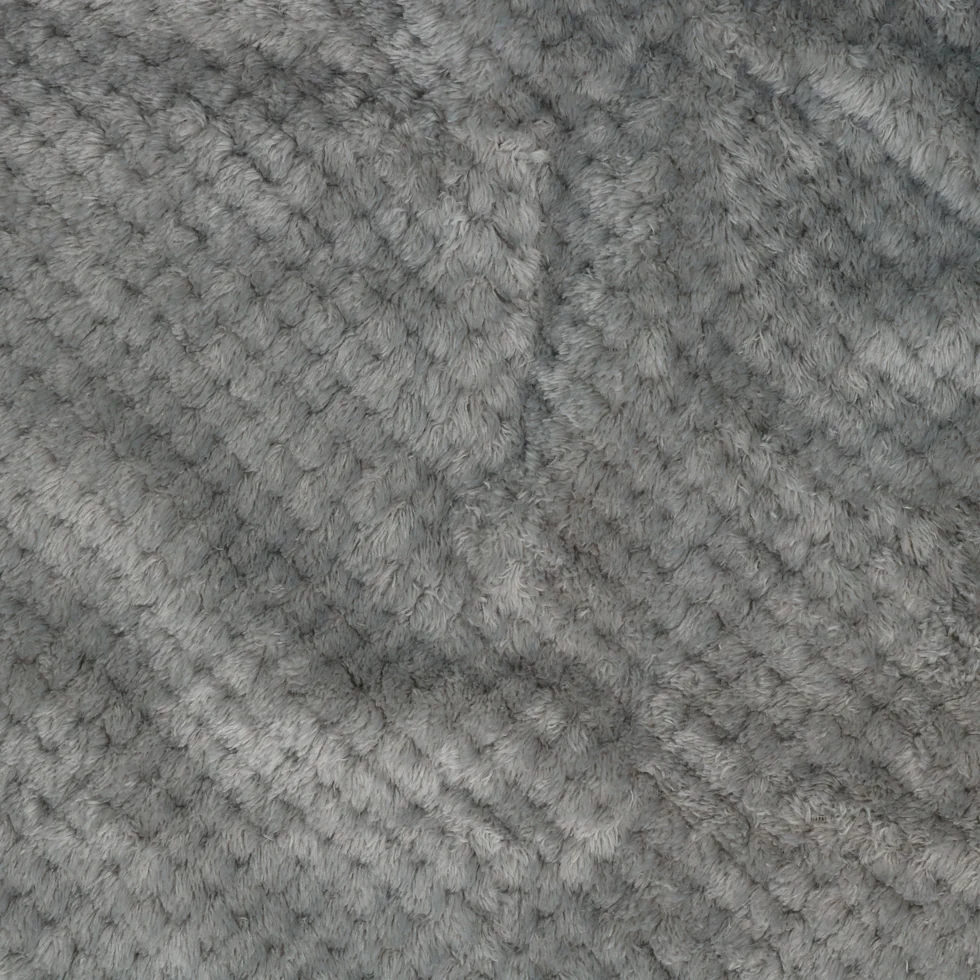 Koc dla psa z mik pluszu, szary, 65 x 95 cm – Relaxopet Cosy Multi-Plaid Original - obrazek 3