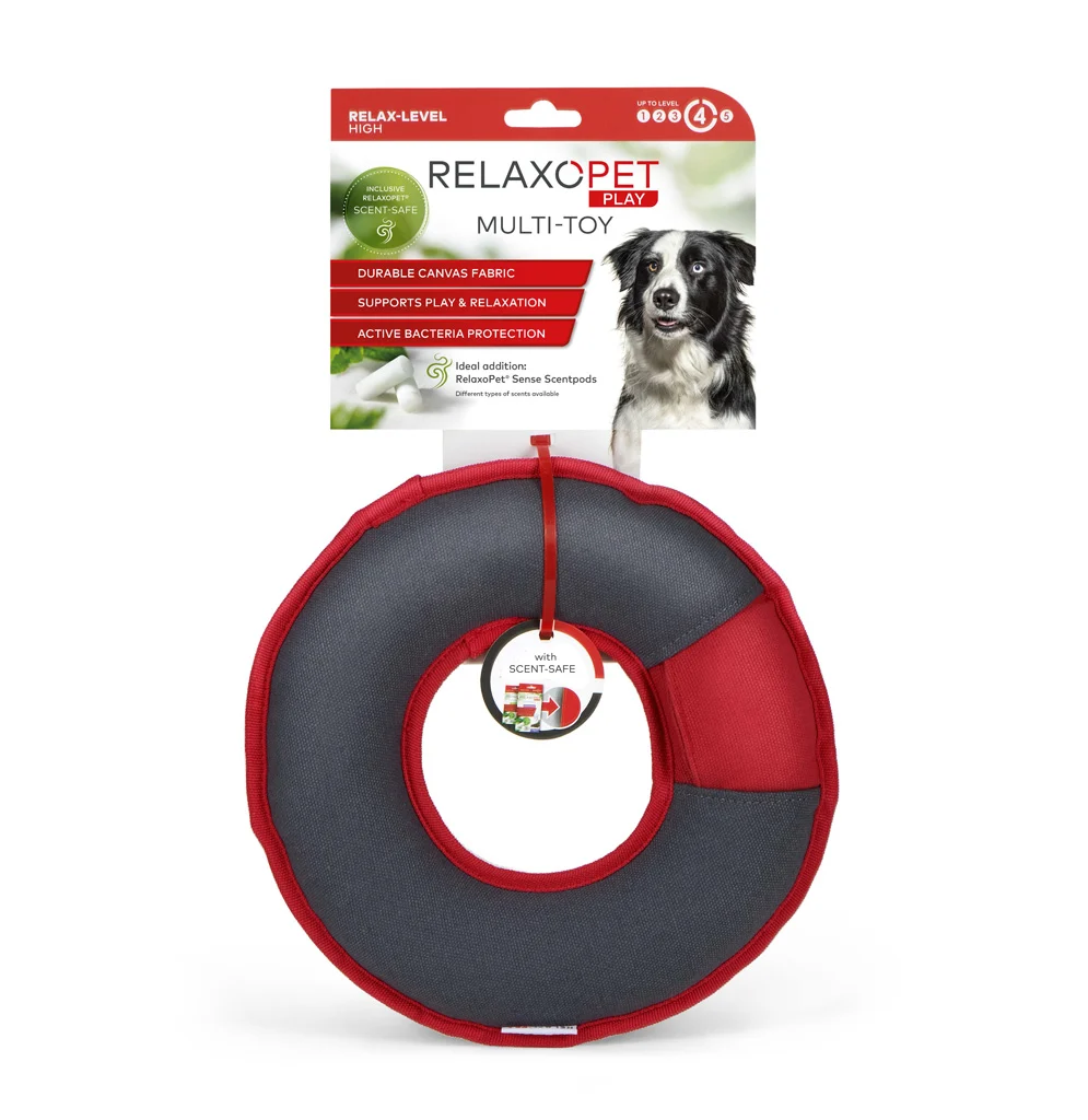Pierścień do zabawy dla psa z miejscem na wkłady zapachowe – Relaxopet Play Multi-Ring - obrazek 1