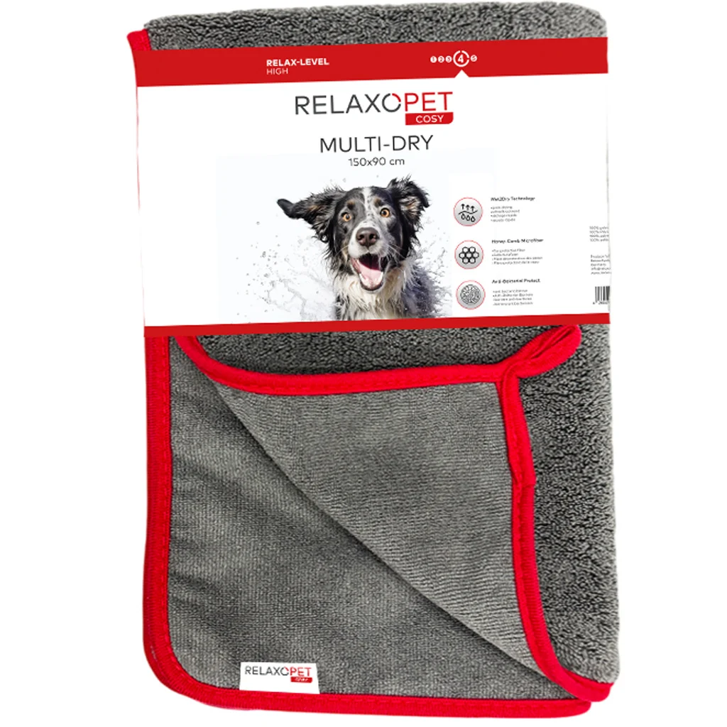 RELA0152.jpg Ręcznik z mikrofibry dla psa, 150 x 90 cm – Relaxopet Cosy Multi-Dry XL - obrazek 1