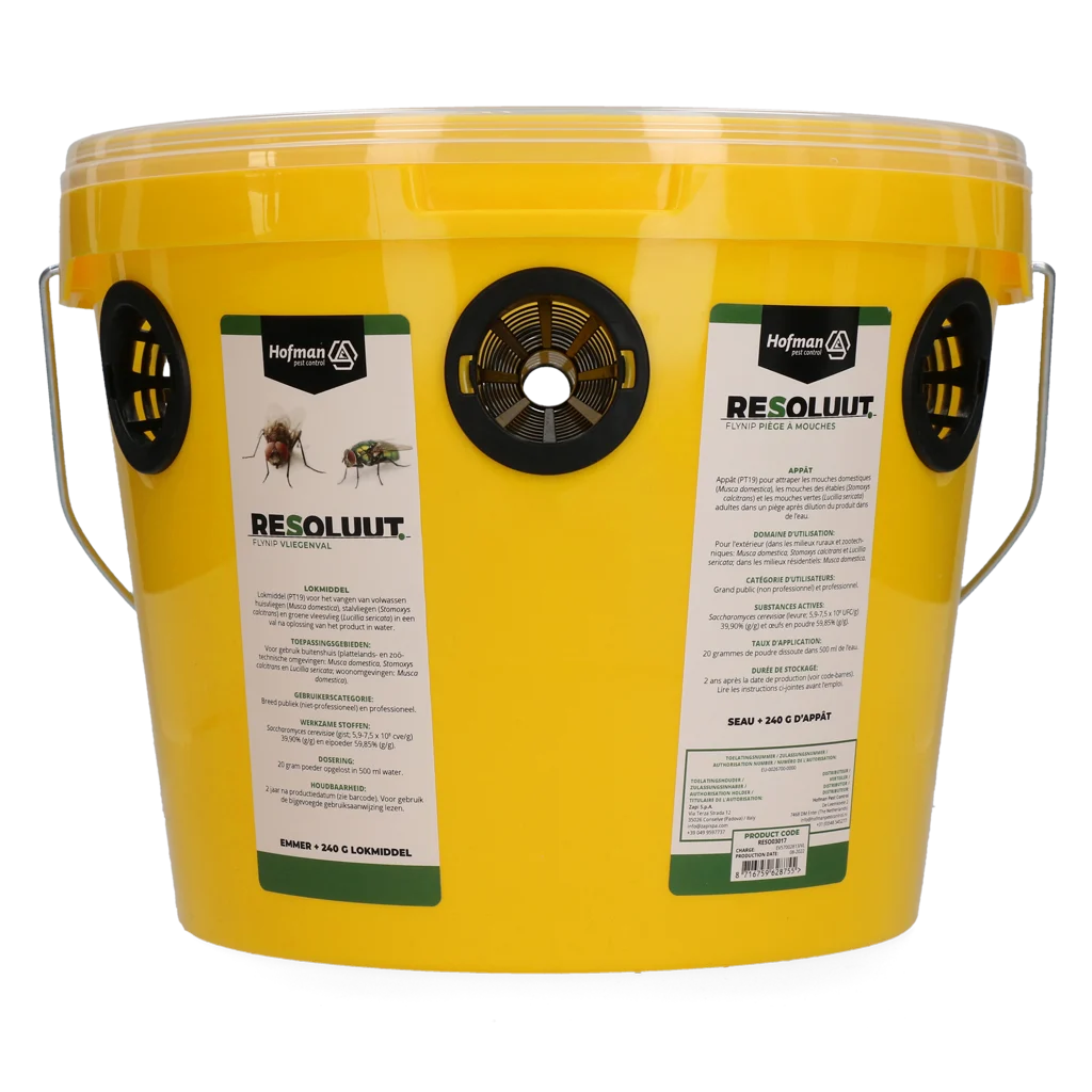 Pułapka na muchy z 240 g atraktantu na zewnątrz – Resoluut FlyNip - obrazek 2