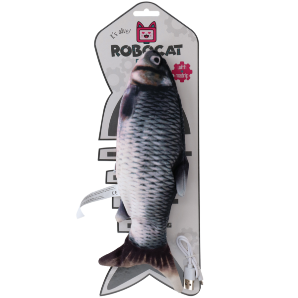 Ruchoma zabawkowa rybka Karp z Madnip, 30 cm – Robocat Fish