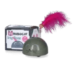 Myszka do zabawy z czujnikiem ruchu i Madnip, szara – Robocat Mouse