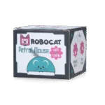 Myszka do zabawy z czujnikiem ruchu i Madnip, petrol – Robocat Mouse - obrazek 3