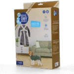 Szlafrok dla psa z mikrofibry M, długość grzbietu 50 do 58 cm – Royal Dry