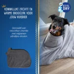 Ręcznik dla psa z mikrofibry L, długość grzbietu 75 cm – Royal Dry Doggy Bag - obrazek 5